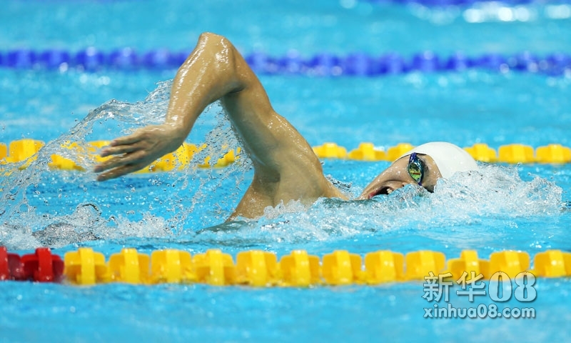 当日,在伦敦奥运会游泳男子400米自由泳决赛中,孙杨以3分40秒14的成绩